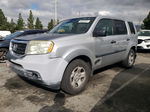 2015 Honda Pilot Lx Silver vin: 5FNYF3H27FB023729