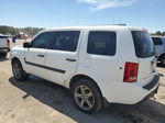 2013 Honda Pilot Lx White vin: 5FNYF3H28DB037734