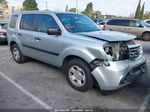 2013 Honda Pilot Lx Silver vin: 5FNYF3H28DB042190