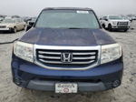 2013 Honda Pilot Lx Blue vin: 5FNYF3H2XDB042112