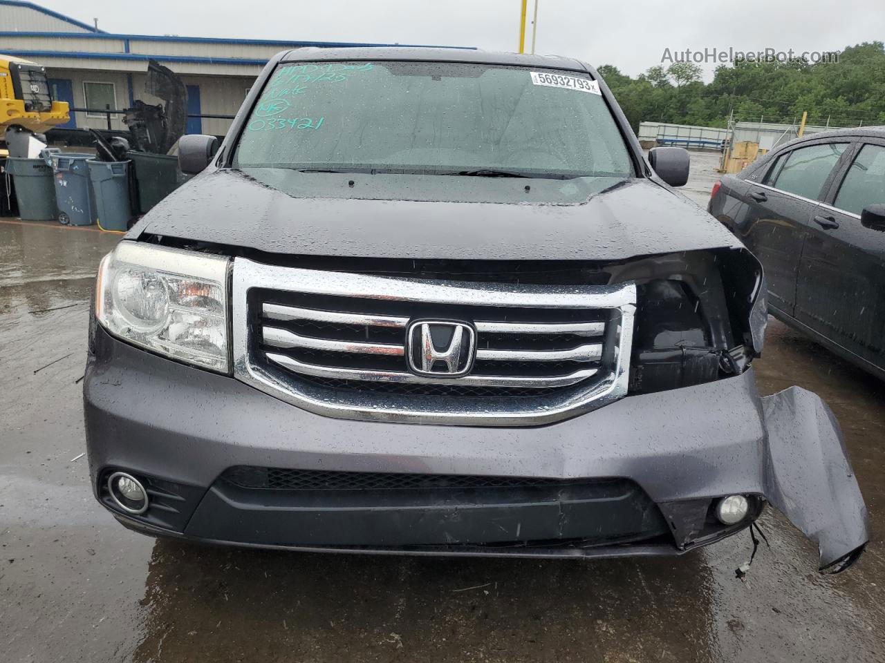 2015 Honda Pilot Se Charcoal vin: 5FNYF3H36FB033421