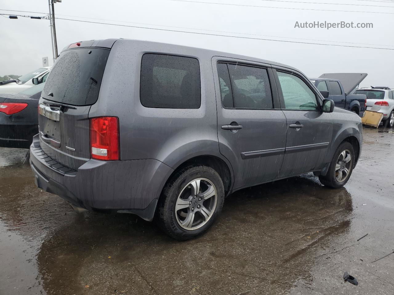 2015 Honda Pilot Se Charcoal vin: 5FNYF3H36FB033421