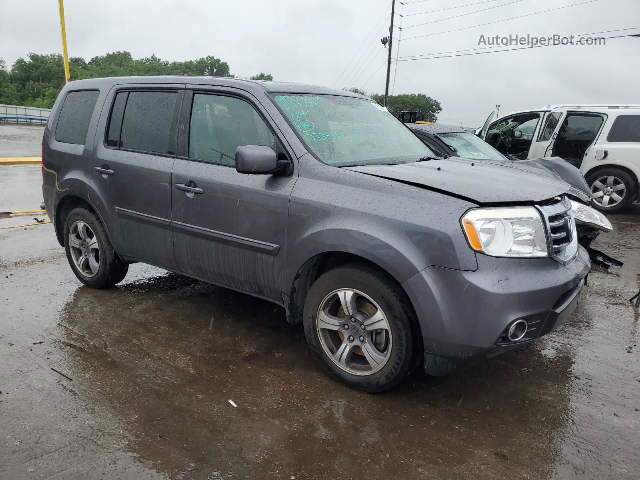 2015 Honda Pilot Se Charcoal vin: 5FNYF3H36FB033421