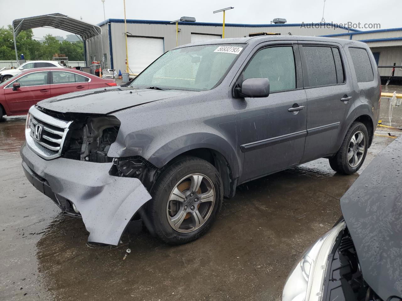 2015 Honda Pilot Se Charcoal vin: 5FNYF3H36FB033421