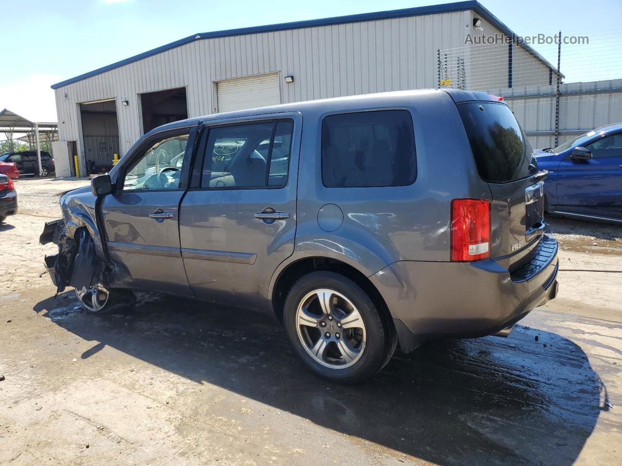 2015 Honda Pilot Se Gray vin: 5FNYF3H37FB009659