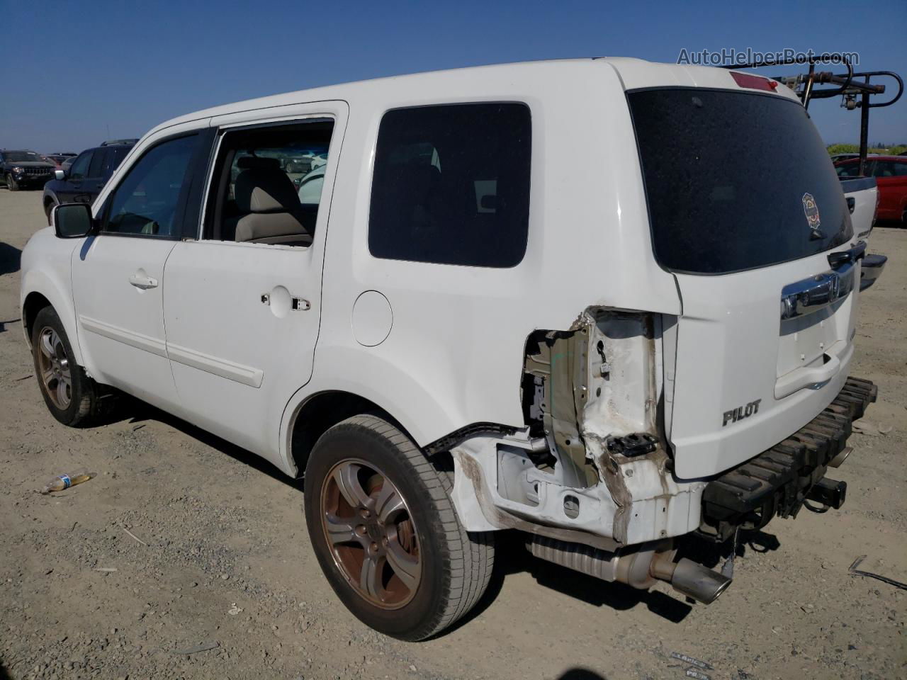 2015 Honda Pilot Se White vin: 5FNYF3H3XFB033843