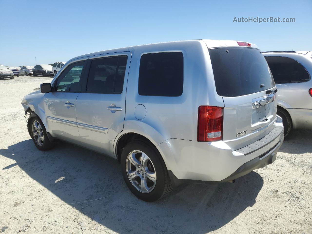 2015 Honda Pilot Ex Silver vin: 5FNYF3H40FB003369