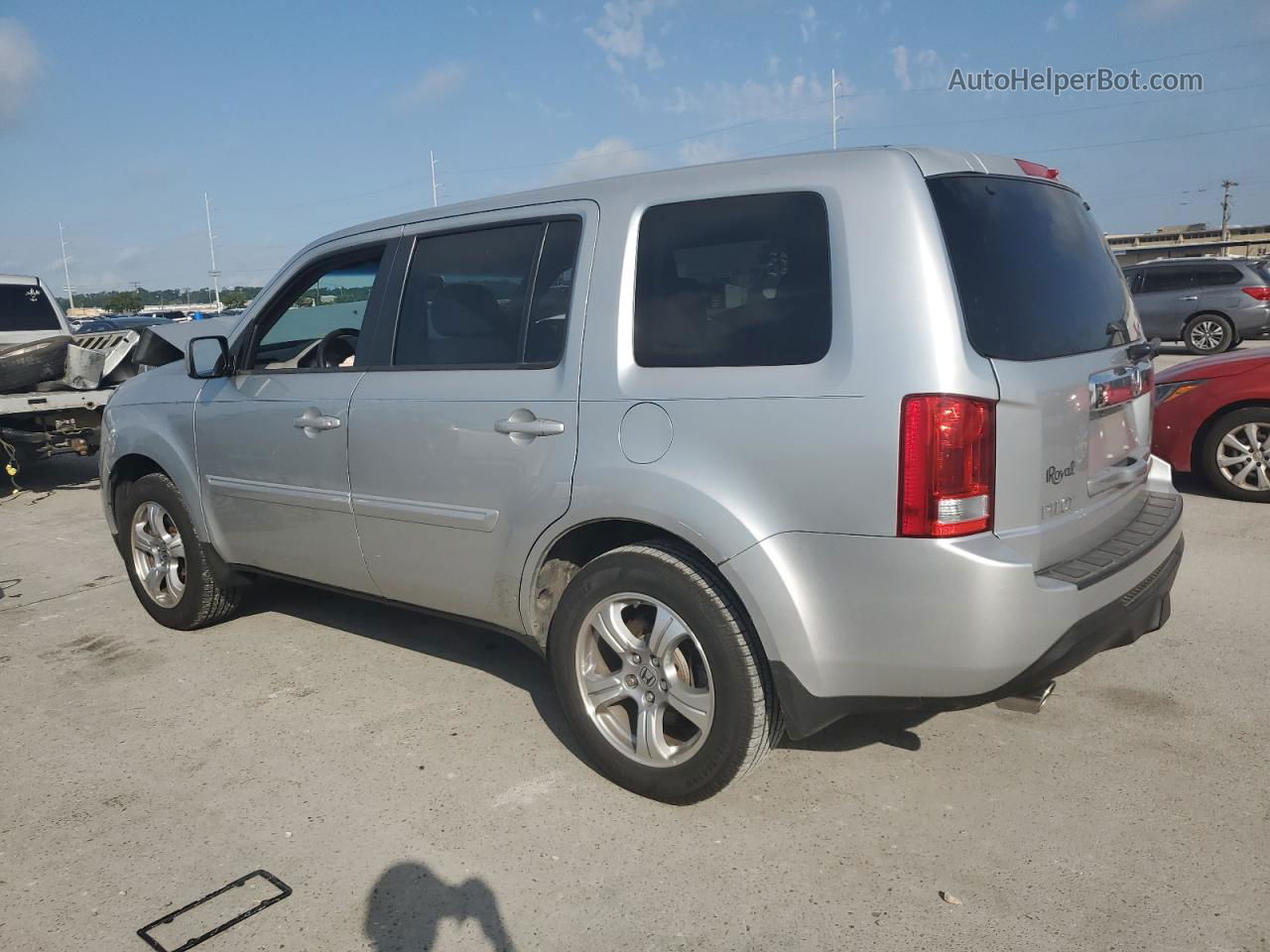 2013 Honda Pilot Ex Silver vin: 5FNYF3H41DB019030