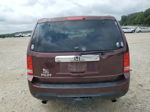 2013 Honda Pilot Ex Темно-бордовый vin: 5FNYF3H41DB032750