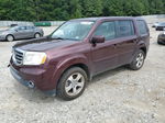 2013 Honda Pilot Ex Темно-бордовый vin: 5FNYF3H41DB032750