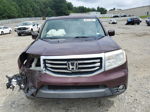 2013 Honda Pilot Ex Maroon vin: 5FNYF3H41DB032750