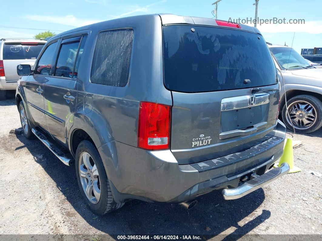 2013 Honda Pilot Ex Gray vin: 5FNYF3H44DB006059