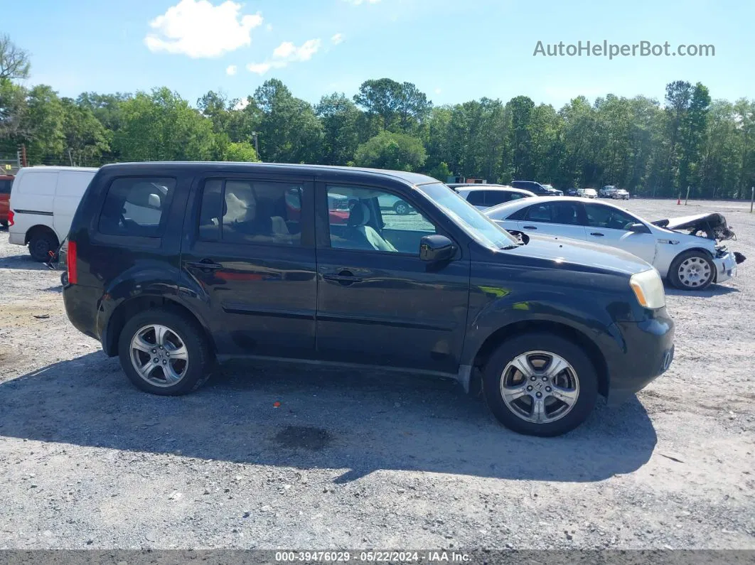 2013 Honda Pilot Ex Black vin: 5FNYF3H44DB014372