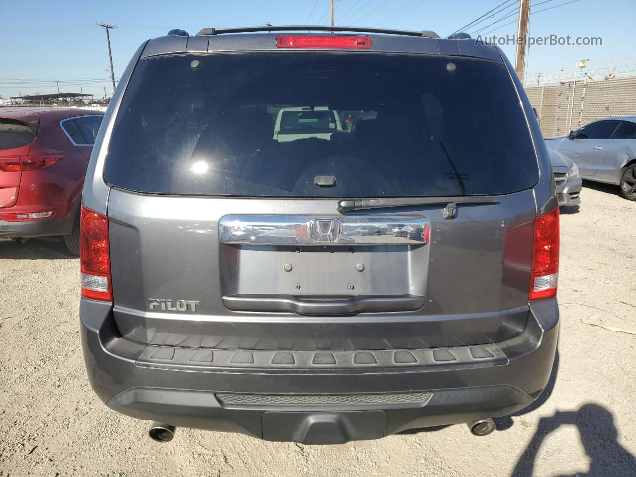 2013 Honda Pilot Ex Gray vin: 5FNYF3H45DB001372