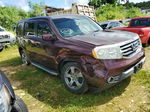 2013 Honda Pilot Ex Maroon vin: 5FNYF3H45DB017717