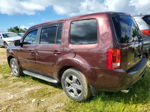 2013 Honda Pilot Ex Maroon vin: 5FNYF3H45DB017717