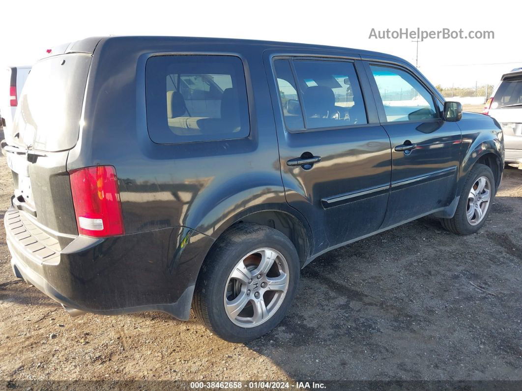 2013 Honda Pilot Ex Черный vin: 5FNYF3H46DB017712