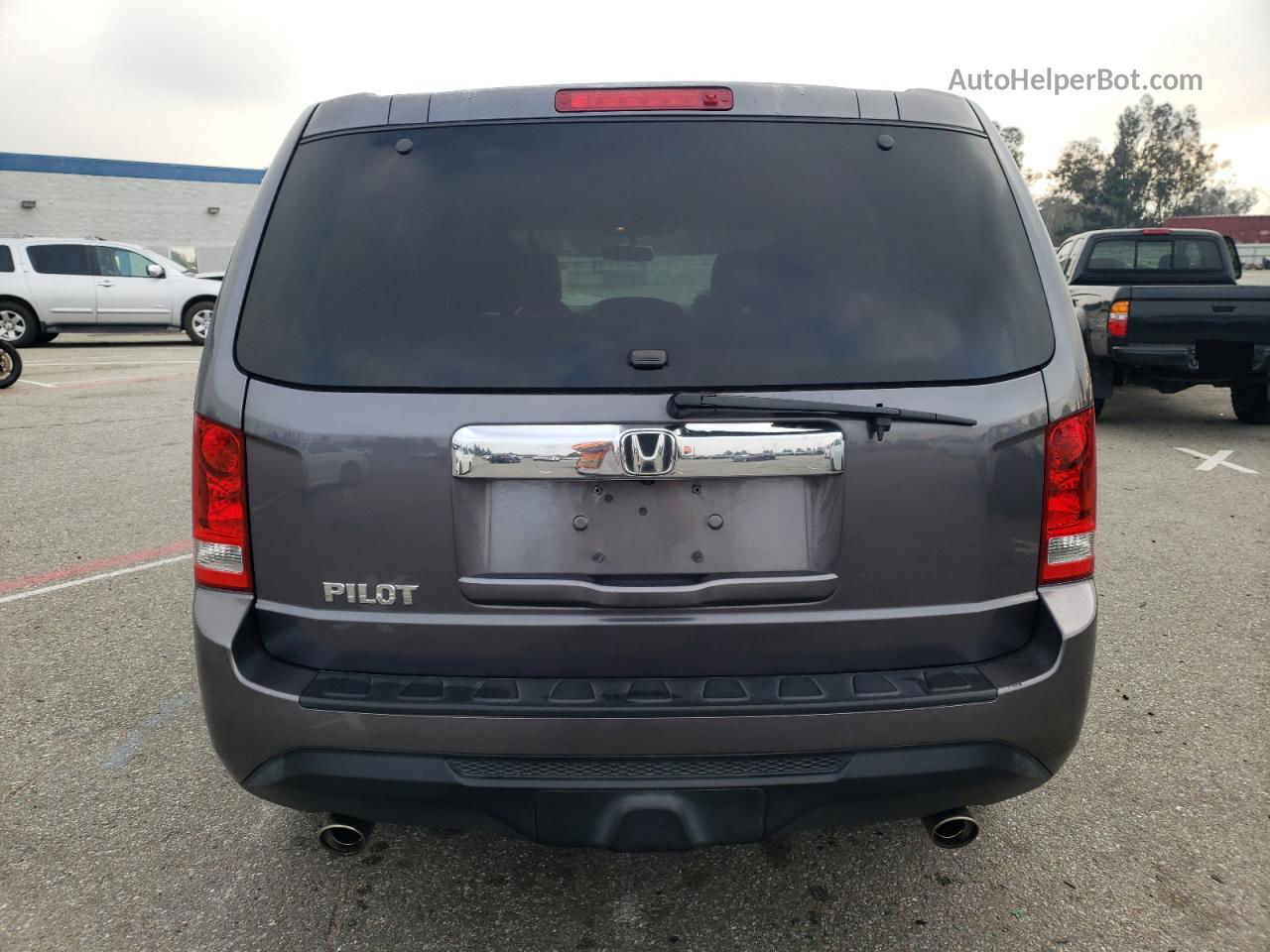 2015 Honda Pilot Ex Серый vin: 5FNYF3H46FB018023