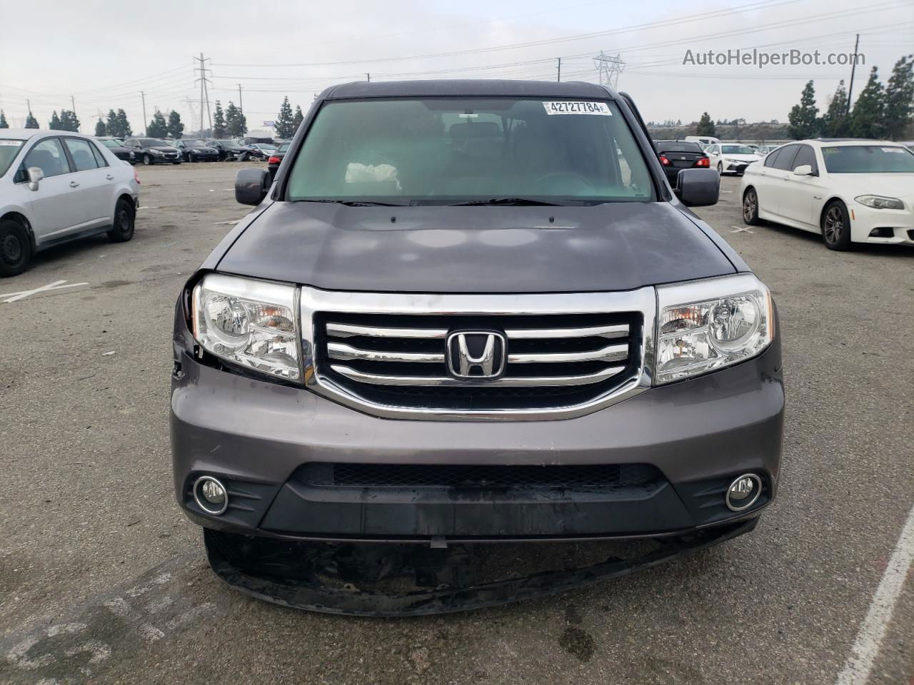 2015 Honda Pilot Ex Серый vin: 5FNYF3H46FB018023