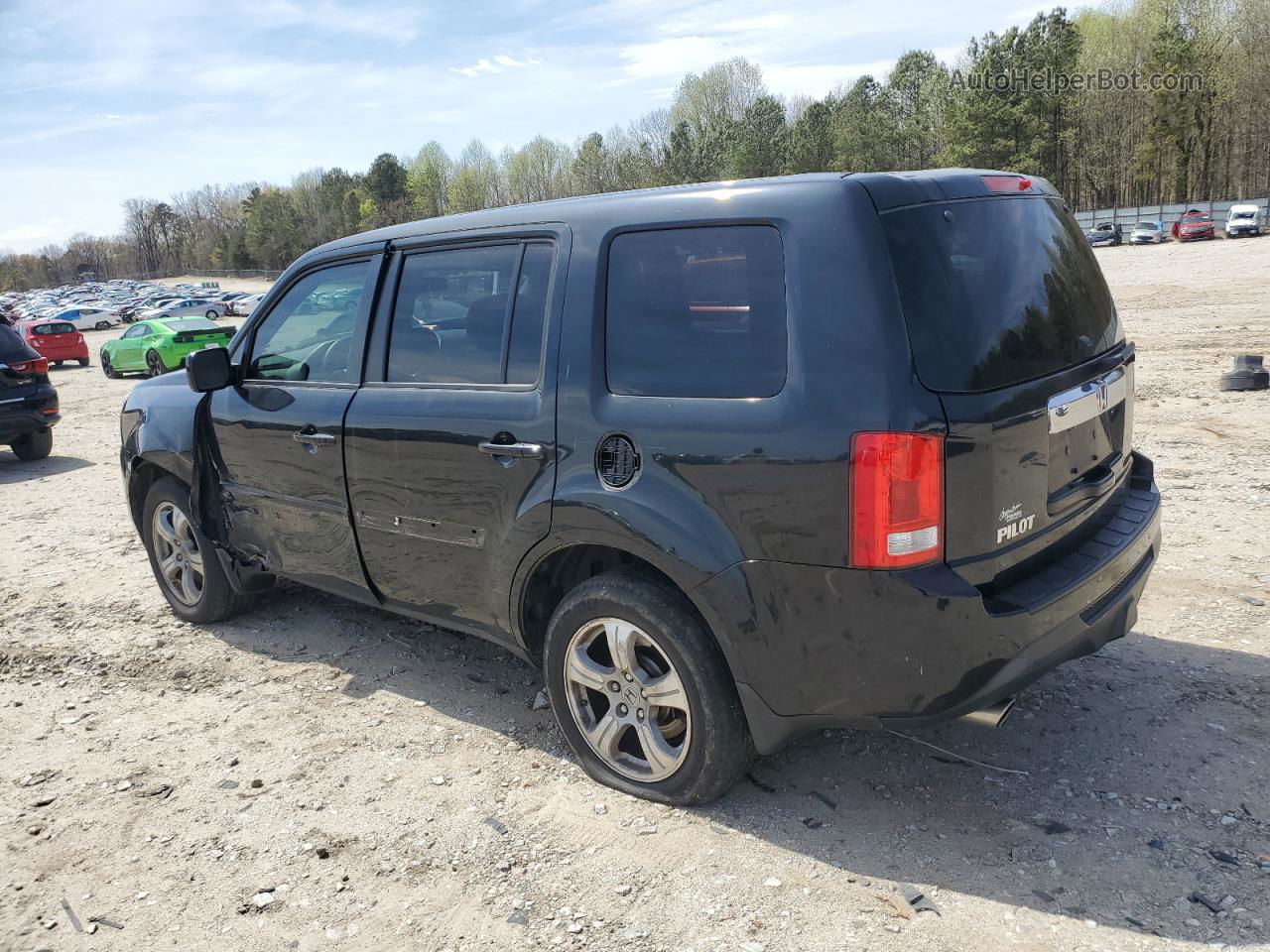 2015 Honda Pilot Ex Black vin: 5FNYF3H46FB020354