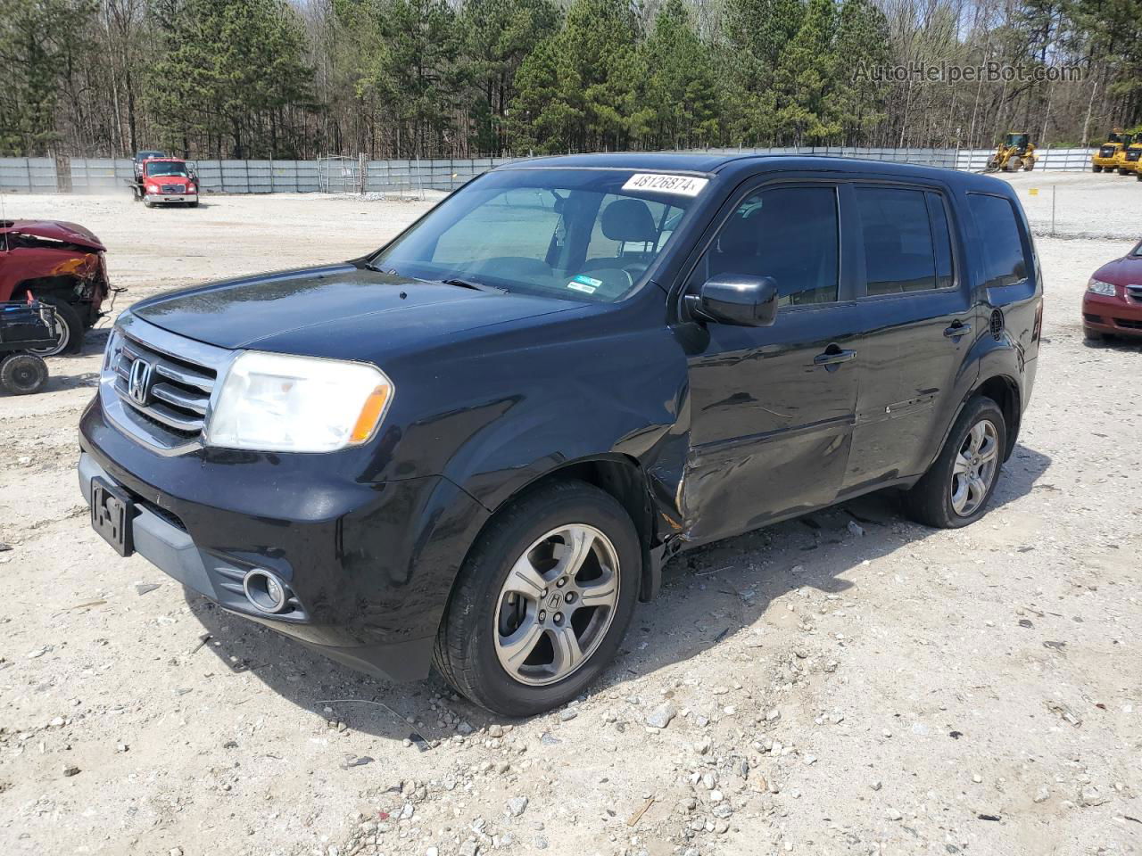 2015 Honda Pilot Ex Black vin: 5FNYF3H46FB020354