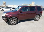 2013 Honda Pilot Ex Burgundy vin: 5FNYF3H4XDB016322