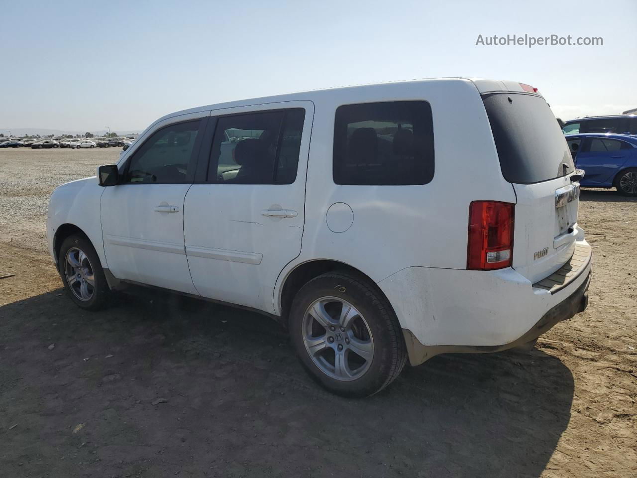 2013 Honda Pilot Exl Белый vin: 5FNYF3H50DB038287