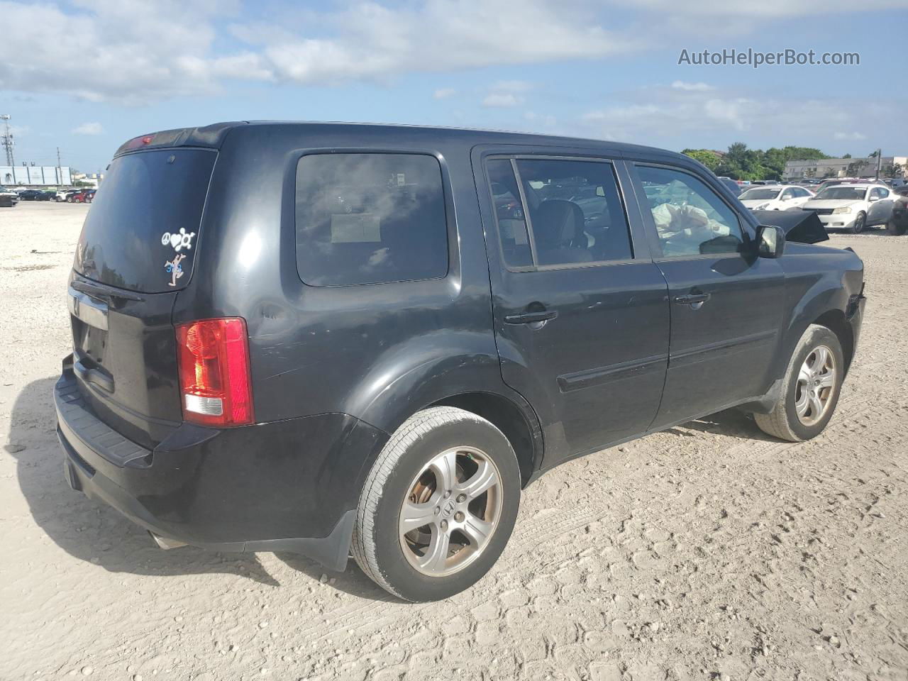 2013 Honda Pilot Exl Black vin: 5FNYF3H51DB013916