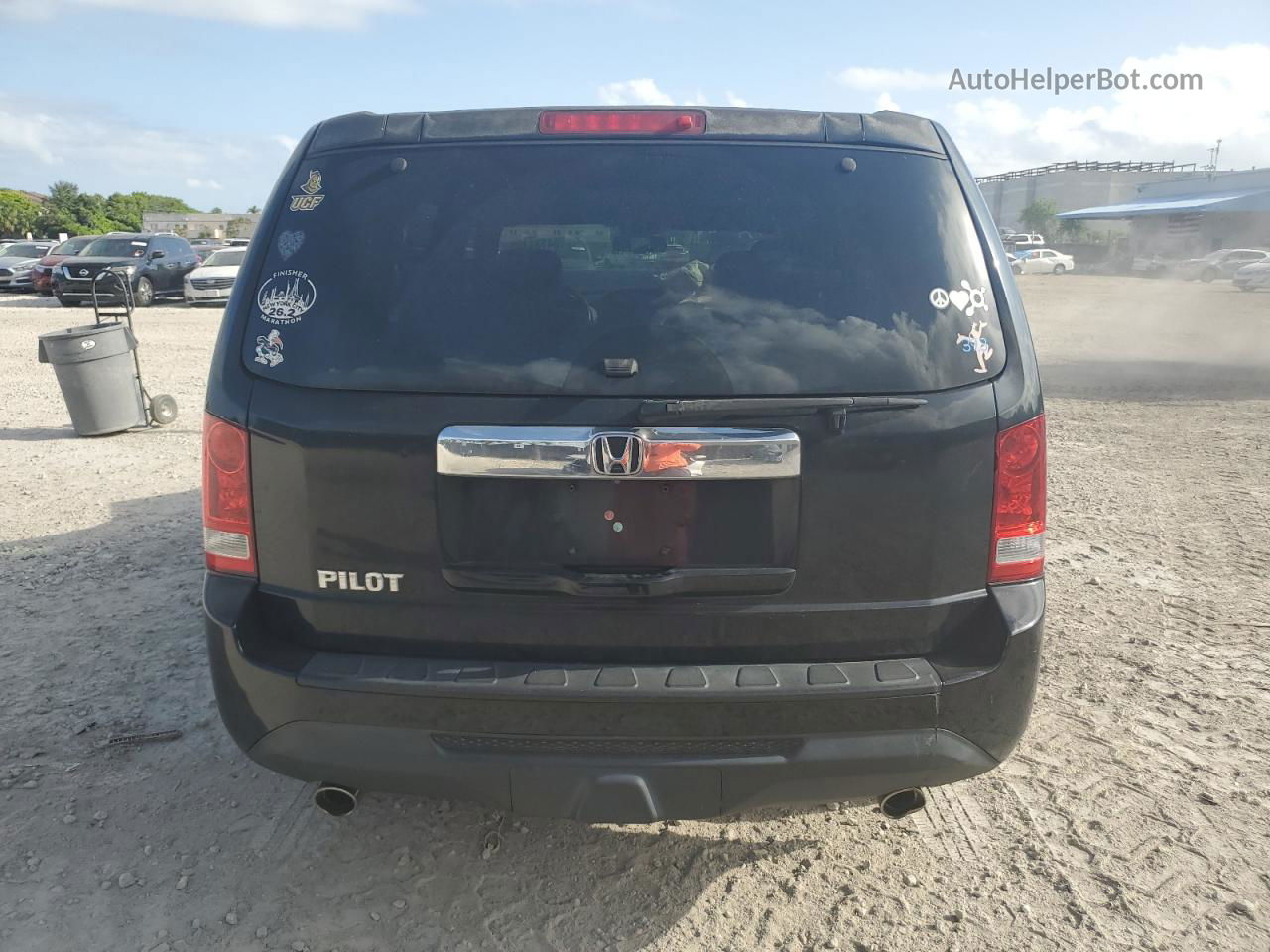 2013 Honda Pilot Exl Black vin: 5FNYF3H51DB013916