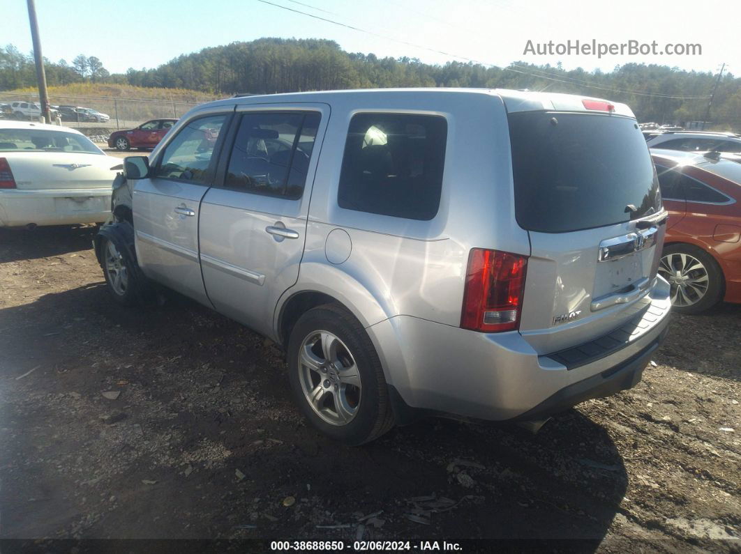 2013 Honda Pilot Ex-l Silver vin: 5FNYF3H51DB018498