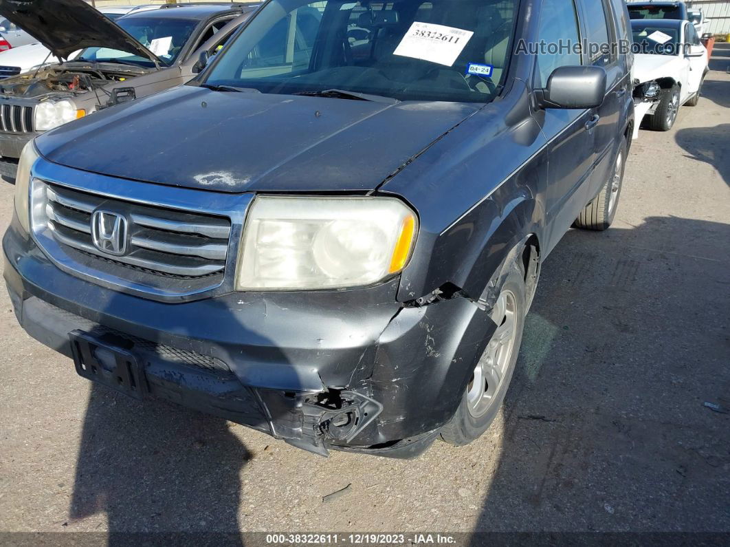 2013 Honda Pilot Ex-l Серый vin: 5FNYF3H51DB023300