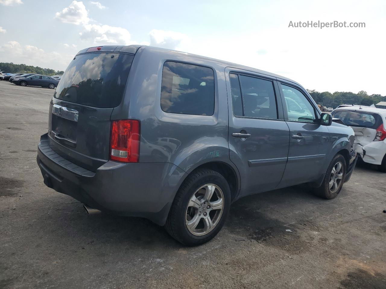 2015 Honda Pilot Exl Gray vin: 5FNYF3H51FB001042