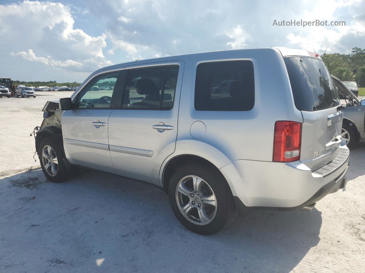 2013 Honda Pilot Exl Silver vin: 5FNYF3H52DB030563