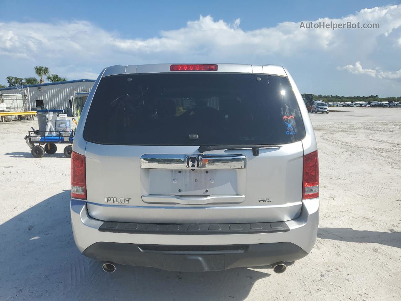 2013 Honda Pilot Exl Silver vin: 5FNYF3H52DB030563