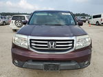 2013 Honda Pilot Exl Burgundy vin: 5FNYF3H52DB035939