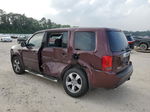 2013 Honda Pilot Exl Burgundy vin: 5FNYF3H52DB035939