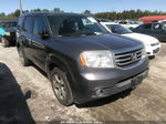 2013 Honda Pilot Ex-l Gray vin: 5FNYF3H52DB036766