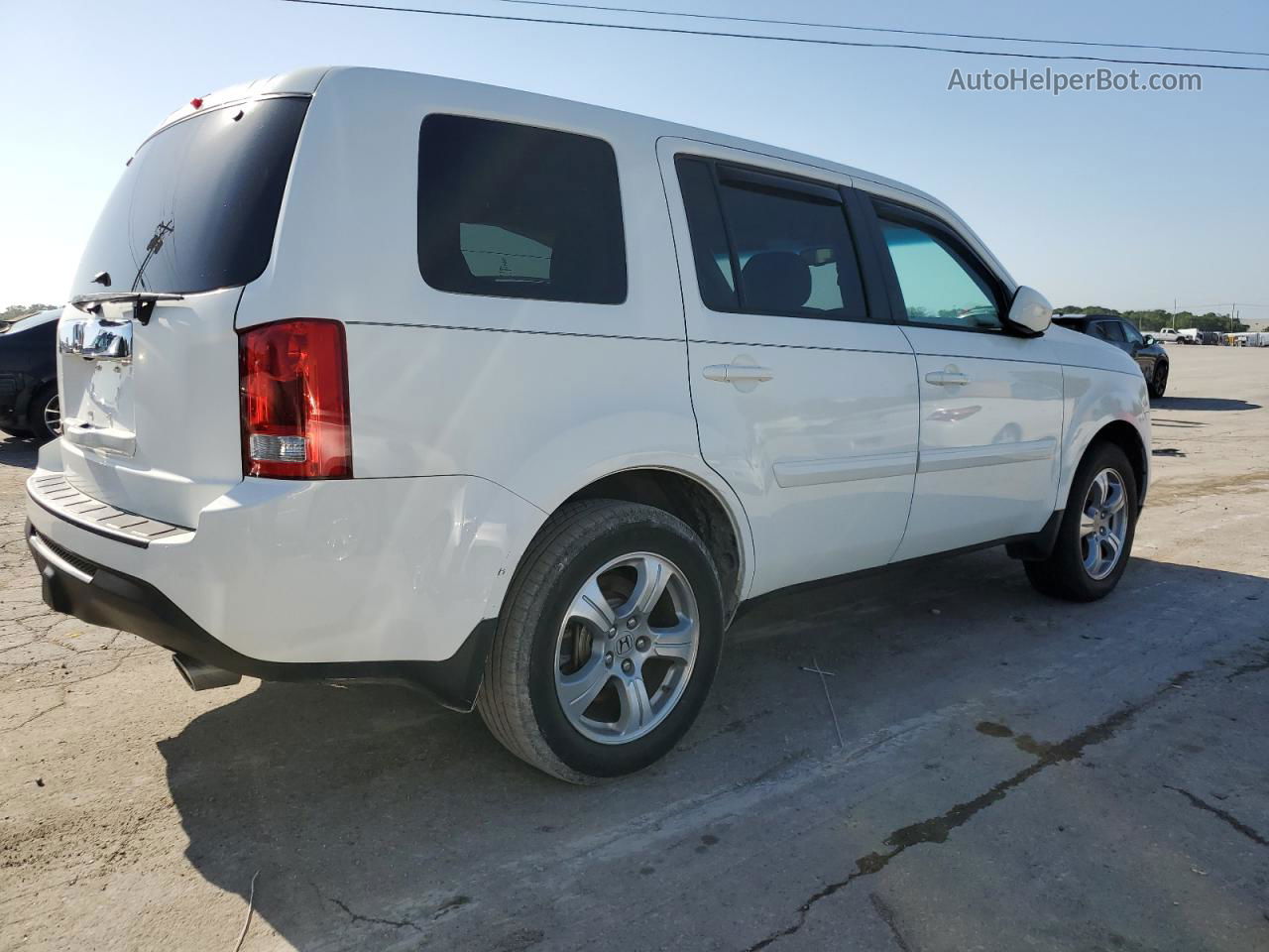 2015 Honda Pilot Exl White vin: 5FNYF3H52FB003690