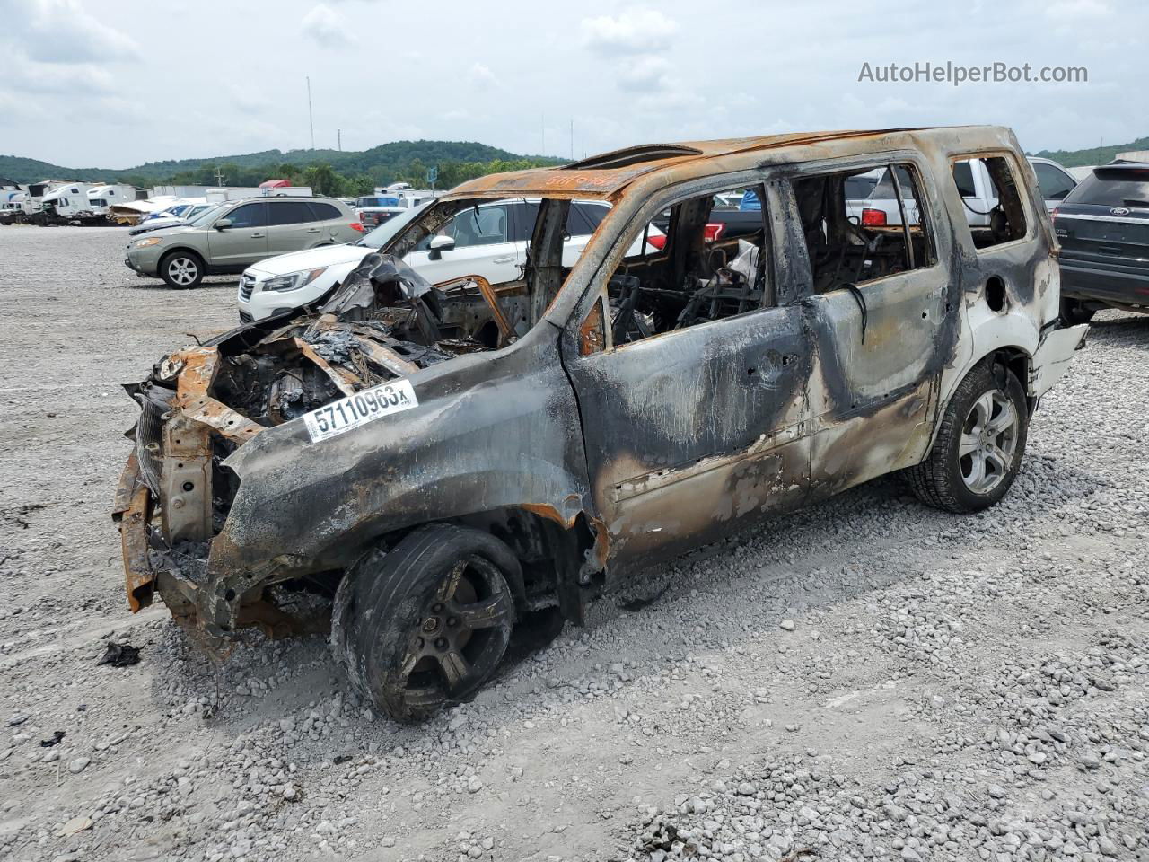 2015 Honda Pilot Exl Burn vin: 5FNYF3H52FB004547