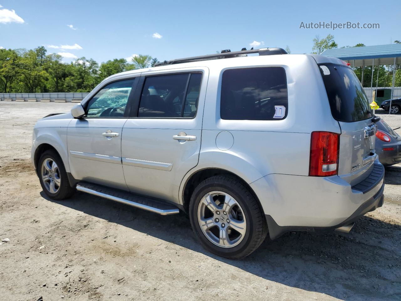 2013 Honda Pilot Exl Silver vin: 5FNYF3H53DB007339