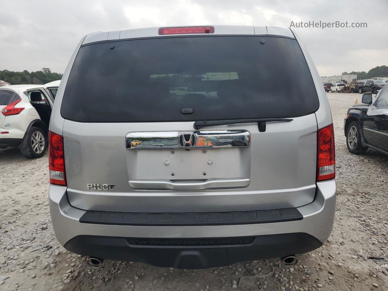 2013 Honda Pilot Exl Silver vin: 5FNYF3H53DB011326