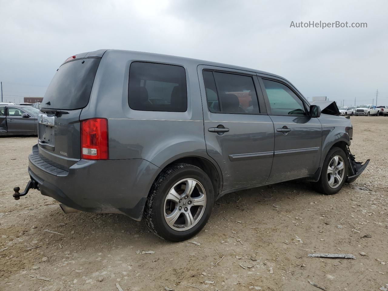 2013 Honda Pilot Exl Charcoal vin: 5FNYF3H53DB028160