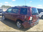 2013 Honda Pilot Ex-l Burgundy vin: 5FNYF3H54DB034095