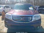 2013 Honda Pilot Ex-l Burgundy vin: 5FNYF3H54DB034095