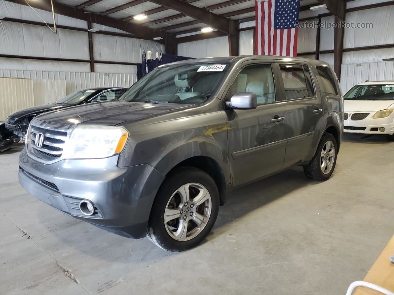 2013 Honda Pilot Exl Charcoal vin: 5FNYF3H54DB034985