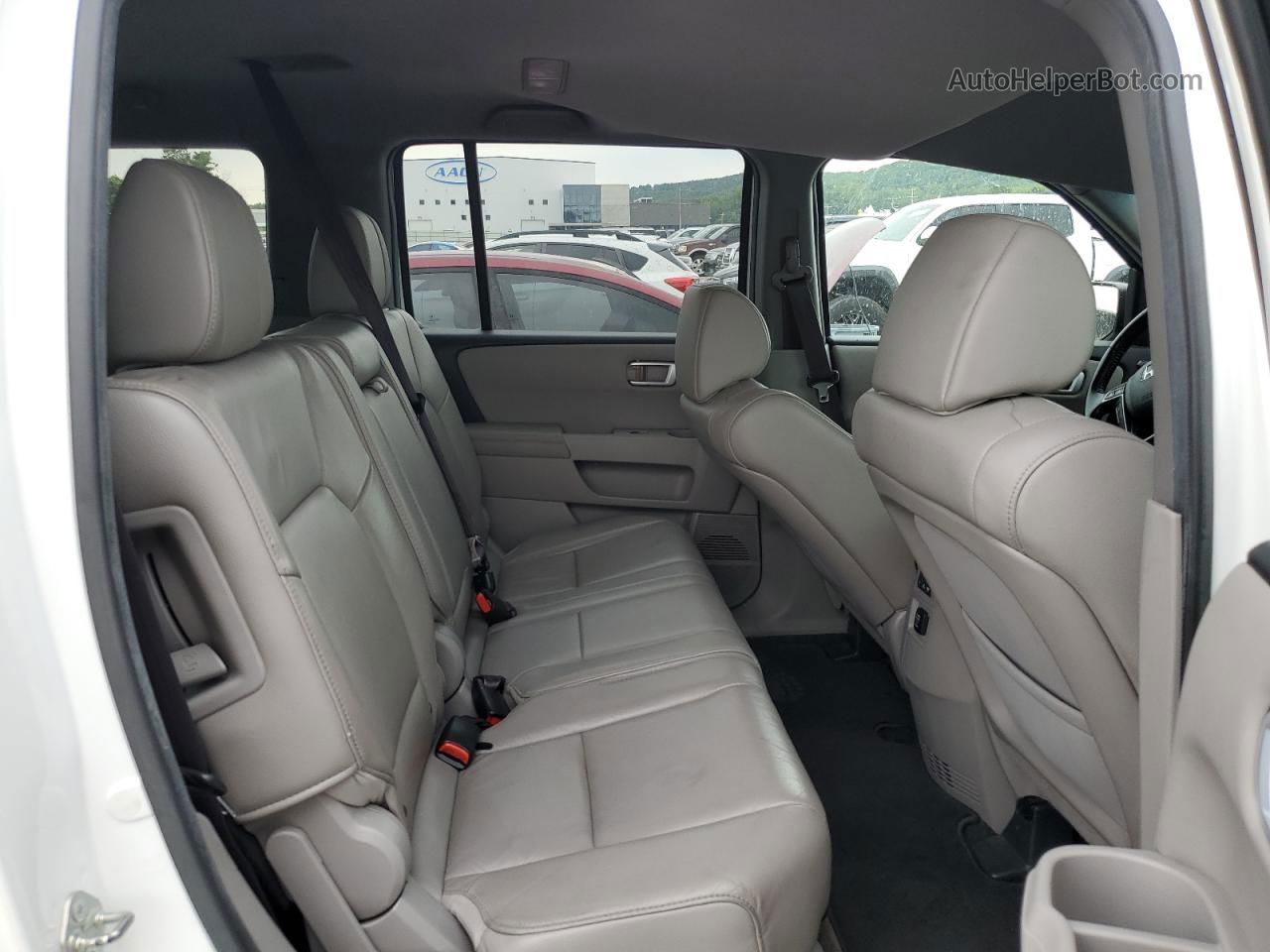 2013 Honda Pilot Exl Белый vin: 5FNYF3H55DB017113