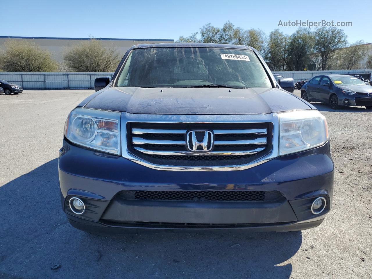 2015 Honda Pilot Exl Blue vin: 5FNYF3H56FB031296