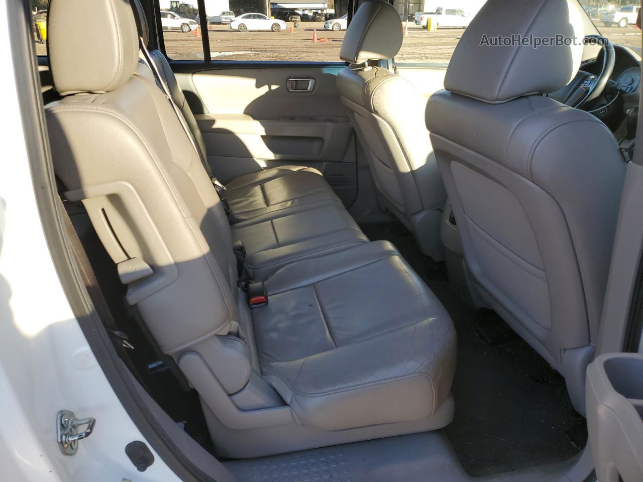 2013 Honda Pilot Exl White vin: 5FNYF3H57DB004329