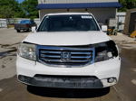 2013 Honda Pilot Exl White vin: 5FNYF3H57DB008770