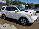 2013 Honda Pilot Exl White vin: 5FNYF3H57DB008770